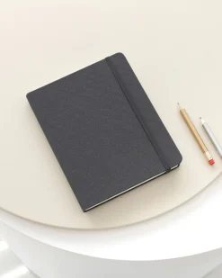 Wide Record Hardcover Plain Notebook v2