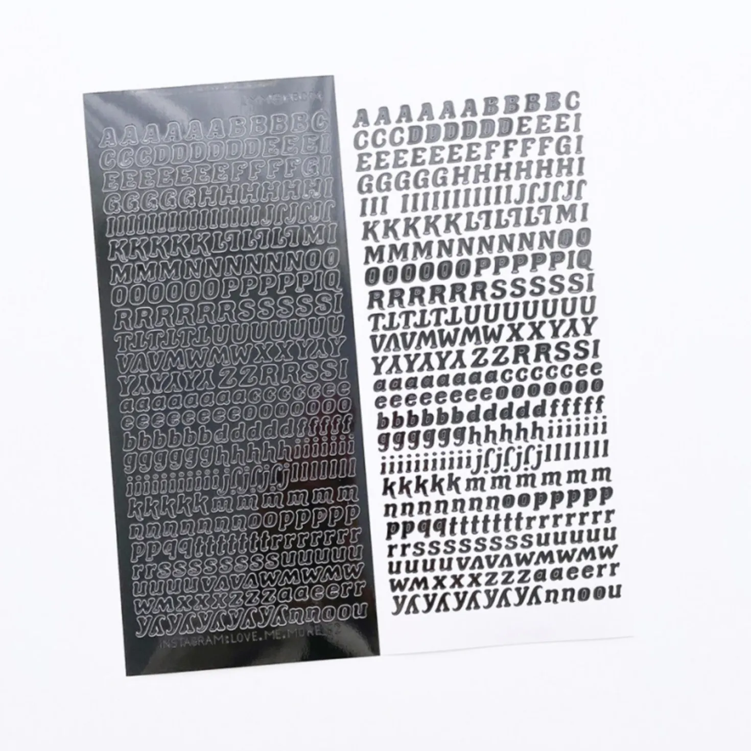 Wiggle Alphabet Slim Sticker