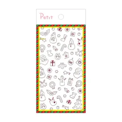 Winter Red Line Deco Sticker