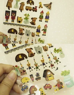 Wood Work Deco Sticker