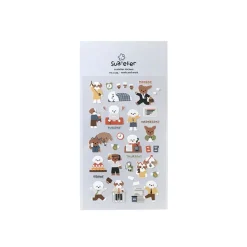 Work and Work Deco Sticker